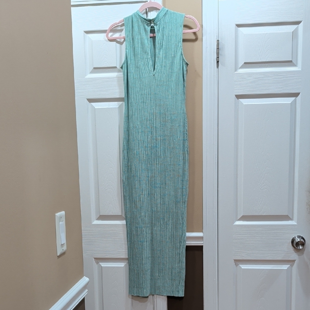 ASOS Mint Green High-Neck Maxi Dress - Picture 4 of 6
